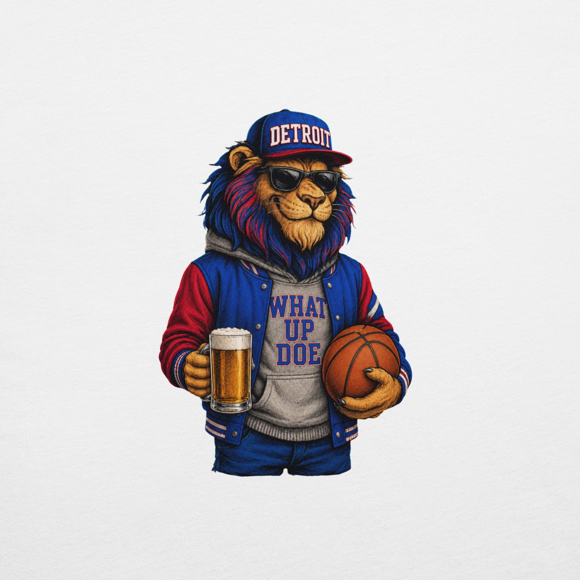 What Up Doe Basketball T-Shirt | Detroit Inspired