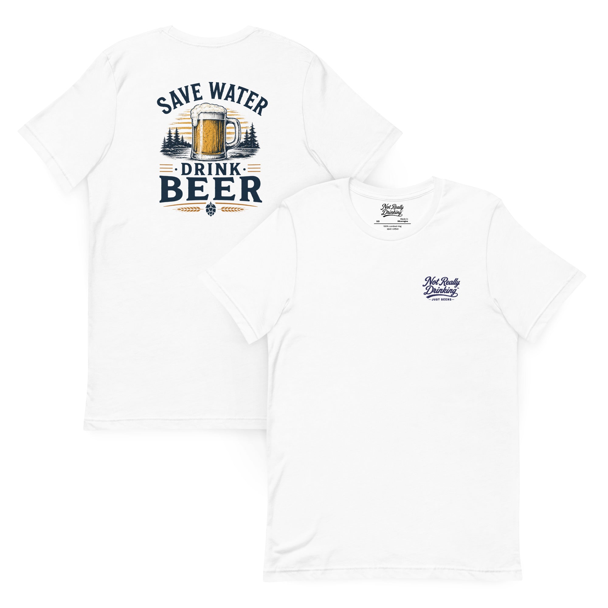 Save Water Drink Beer T-Shirt | Funny Beer Tee